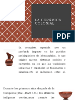 La Cerámica Colonial