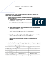 Ibm 130-Feasibility of International Trade Quiz