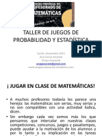 Juegos para Probabilidad y Estadística