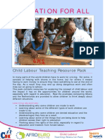 Education For All: Child Labour Teaching Resource Pack