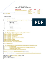 Composite Metal Panel System: Rev # Description of Change Author WP# Date