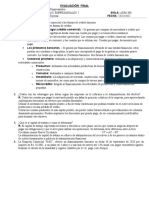 Act - 7 EVALUACIÓN FINAL Finanzas 1. Marcelo Diego Tito Tejerina