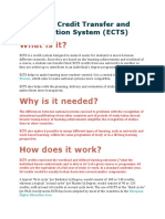 European Credit Transfer and Accumulation System