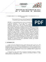 Simulação de Processo de Tratamento de Água - PROSIMPLUS