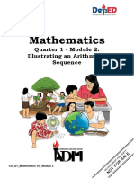 (With Answer Keys) Math 10 Quarter 1 Module 2 Arithmetic-Sequence