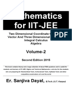 Mathematics For IIT-JEE: Volume-2