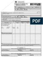 Certificate of Creditable Tax Withheld at Source: (MM/DD/YYYY) (MM/DD/YYYY)