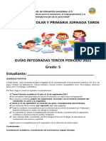 Guía Integral Grado 5 - Tercer Periodo