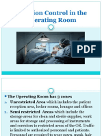 Infection Control in The Operating Room