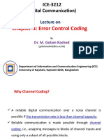 Chapter-4: Error Control Coding: (Digital Communication)