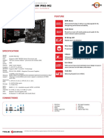 Msi A320m Pro m2 Datasheet