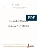 Manual PreNODESS