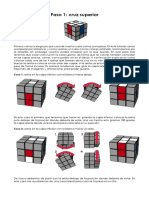 Pasos Cubo Rubik