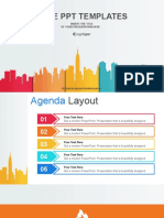 City Buildings Business PowerPoint Template