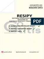 Tutorial Manual Resipy Geolistrik 2D Geotitis Part 1