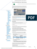 Yahoo Finance Excel Formula Reference - User Guide - Excel Price Feed