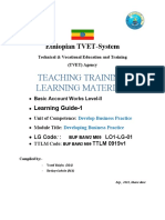 Develop Business Practice Level II-1