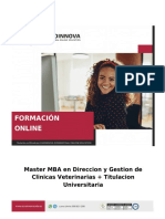 Master Direccion Y Gestion de Clinicas Veterinarias