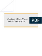 Windows Mbox Viewer User Manual 1.0.3.4