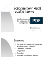 Perfectionnement Audit Qualité Interne