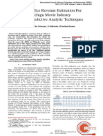 Box-Office Revenue Estimation For Telugu Movie Industry Using Predictive Analytic Techniques