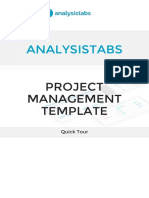 ANALYSISTABS - Project Management Template