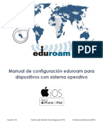 Manual Eduroam IOS 14.x. Versión 1.0