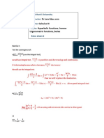 DR Lara Abou Orm Calculus III Hyperbolic Functions, Inverse Trigonometric Functions, Series