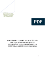 Documento Sistema Autocontrol Panaderías Pastelerías - Rev0 2