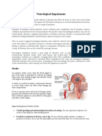 Health - Neurological Impairment