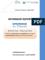 Internship Report EDM BCamareri