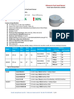 UL212 BLE All in One Ultrasonic Fuel Level Sensor-2022Feb