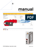 Installation and Operating Instructions W FM Comwithinput Output Add On Module