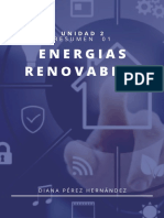 ENERGÍAS RENOVABLES - Resumen 1, Unidad 2 - Pérez Hernández Diana