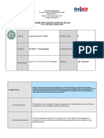 Semi-Detailed Lesson Plan: School Grade Level