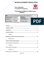 Offshore Major Accident Regulator: Assessment Principles For Offshore Safety Cases (Aposc)