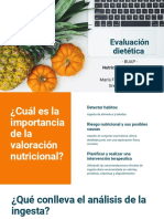 Evaluación Dietética Pediátrica