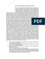 Bioseguridad y Tanato-Enfermedades en Contingencias Sanitarias.