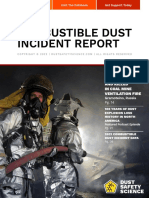 Combustible Dust Incident Report: Over 150 Injured and Killed in Coal Mine Ventilation Fire