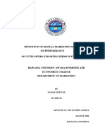 Influence of Digital Marketing Strategies On Performance of Cutflowers Exporting Firms in Ethiopia