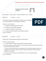 Avaliação 1 - DIREITO CONSTITUCIONAL ANGELINA