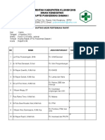 Daftar Hadir Ukm