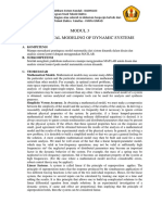 Modul 3 Mathematical Modeling of Dynamic Systems