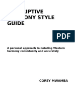 Descriptive Harmony Style Guide