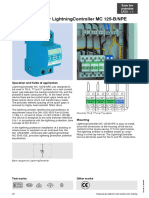 Lightning Arrester Lightningcontroller MC 125-B/Npe: Operation and Fields of Application