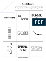 WorksheetWorks Word Plexers 3