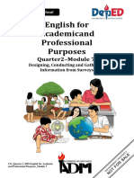 English For Academic and Professional Purposes: Quarter2-Module 7