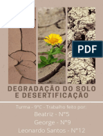 Degradação Do Solo e Desertificação