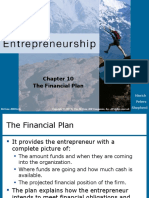 Chapter 10 - The Financial Plan