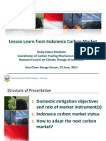 Dicky Edwin Hindarto - Lessons From Indonesia Carbon Market